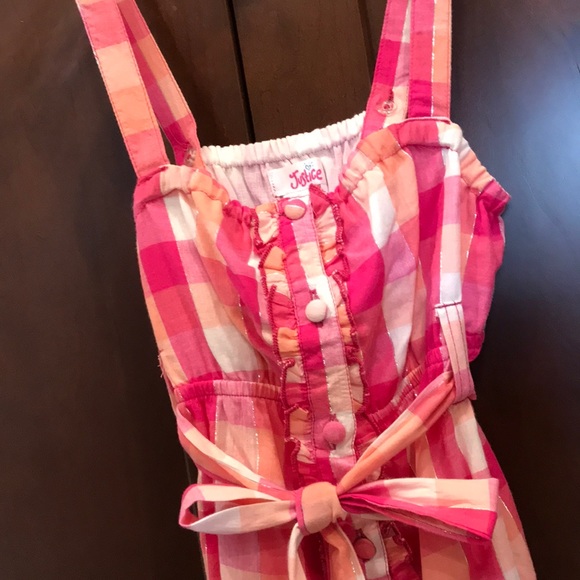 Girls Justice Pink & Tangerine Top - Picture 3 of 8